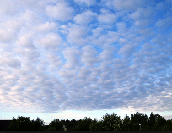 kitesurfen altocumulus