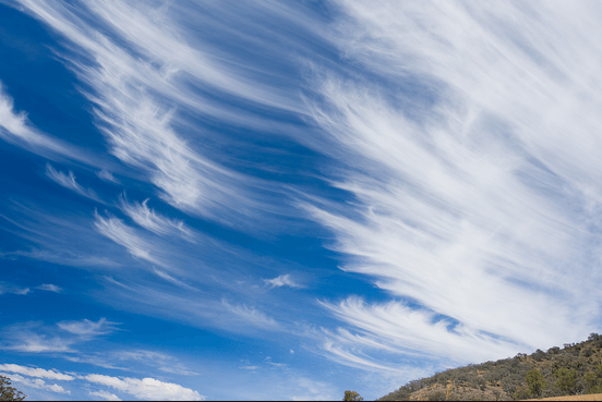 cirrus kite nuages