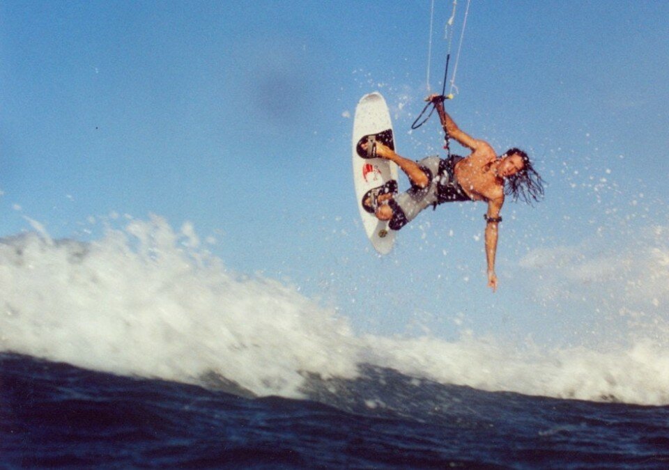 Cofundador da IKO Eric Beaudonnat, Cabarete, República Dominicana, 2000