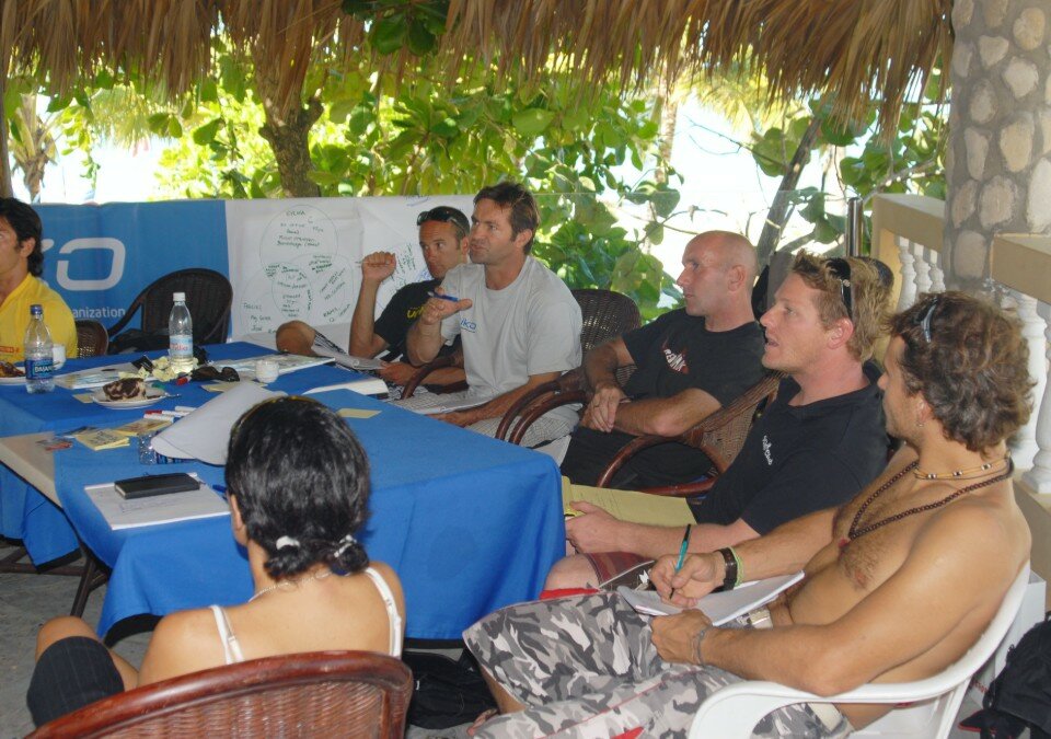 Réunion des examiners IKO, Cabarete, République Dominicaine, 2008