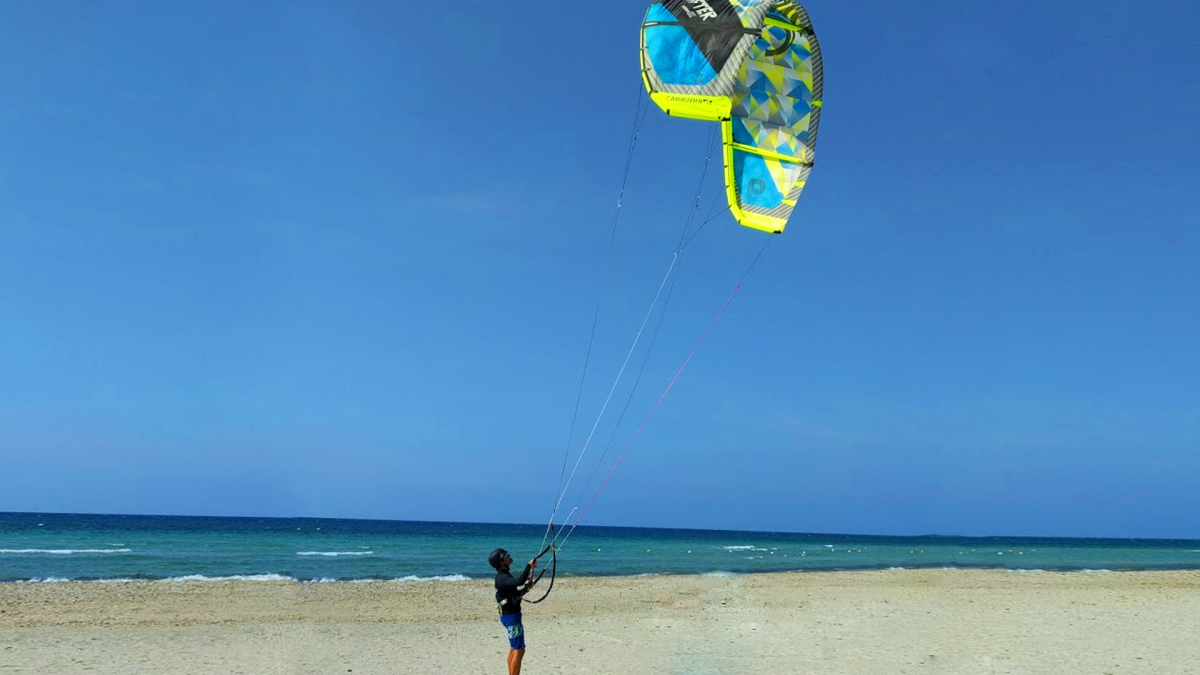 IKO flying kite short lines