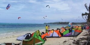 Kitesurfing in Bulabog Beach (Boracay)