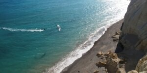 Kitesurfing in Ladies Mile