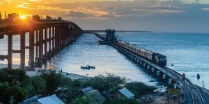 Kitesurfing in Rameswaram