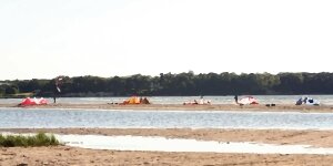 Kitesurfing in Stroomi Harjumaa