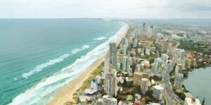 Kitesurfing in Surfers Paradise